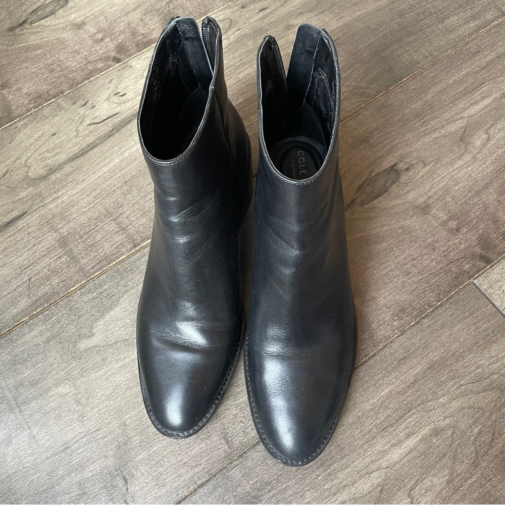 Cole Haan Black Leather Boots